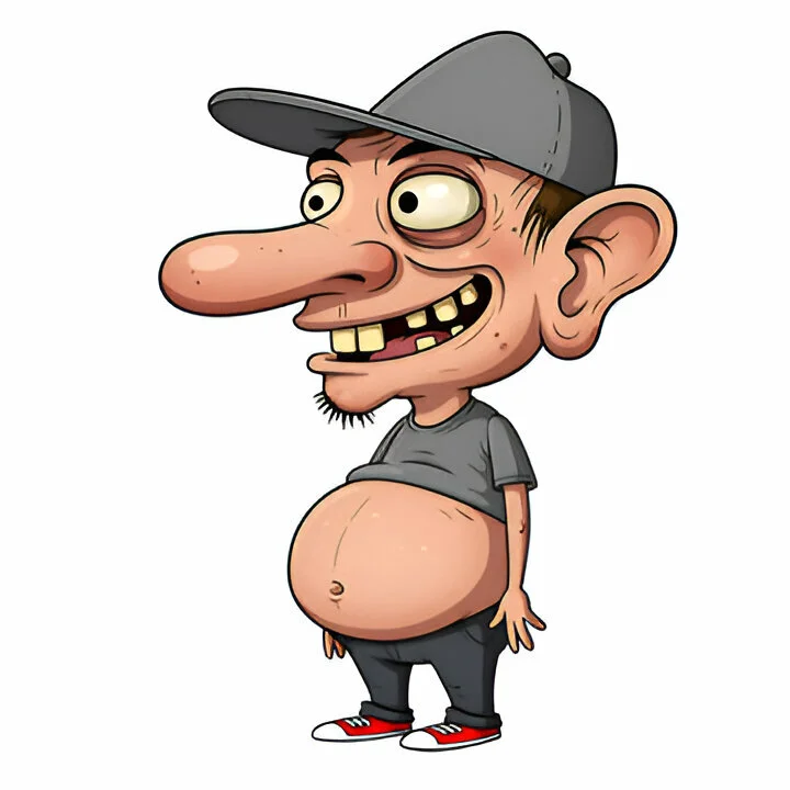 image of fat person