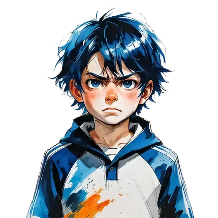 angry kid